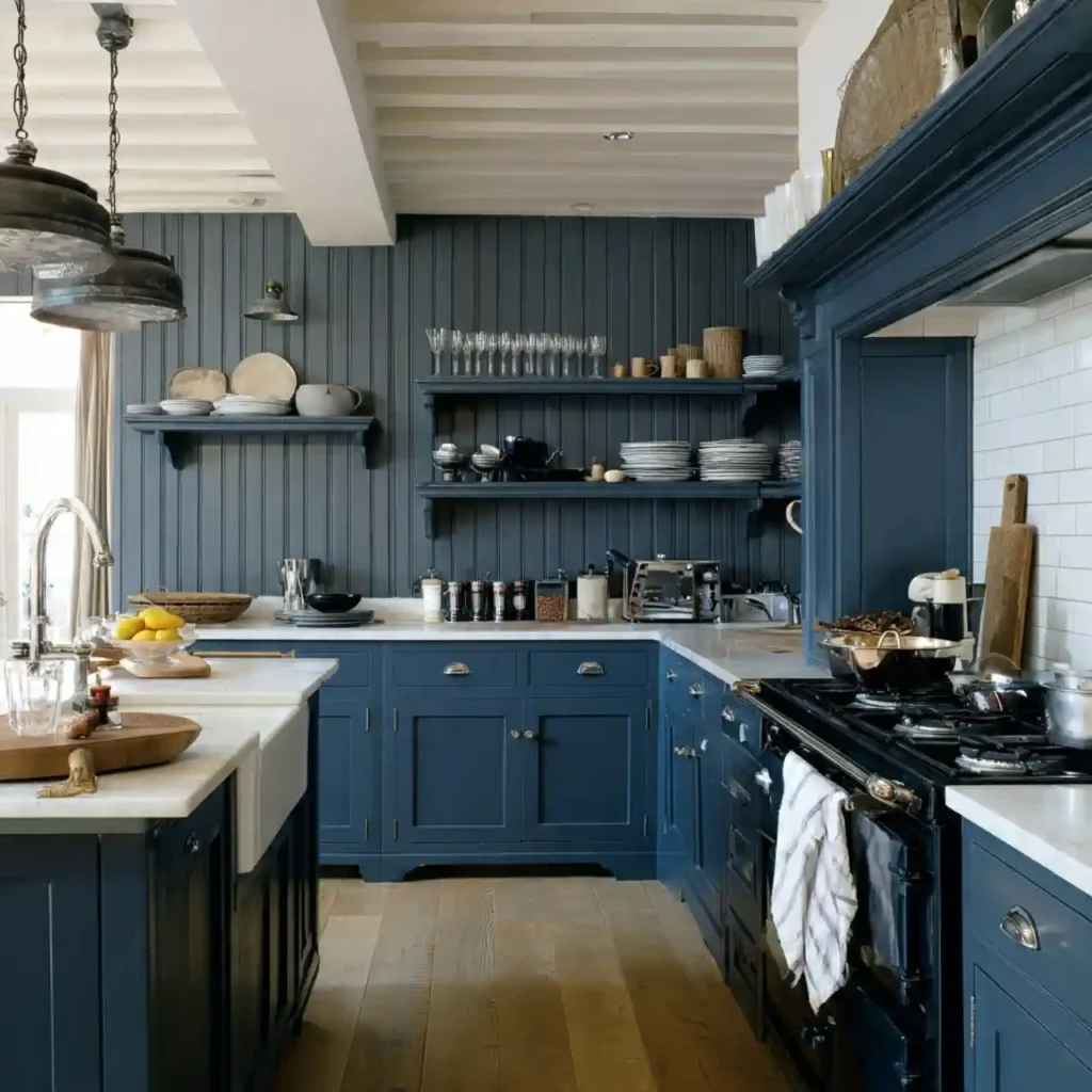 30-Blue Kitchen Idea