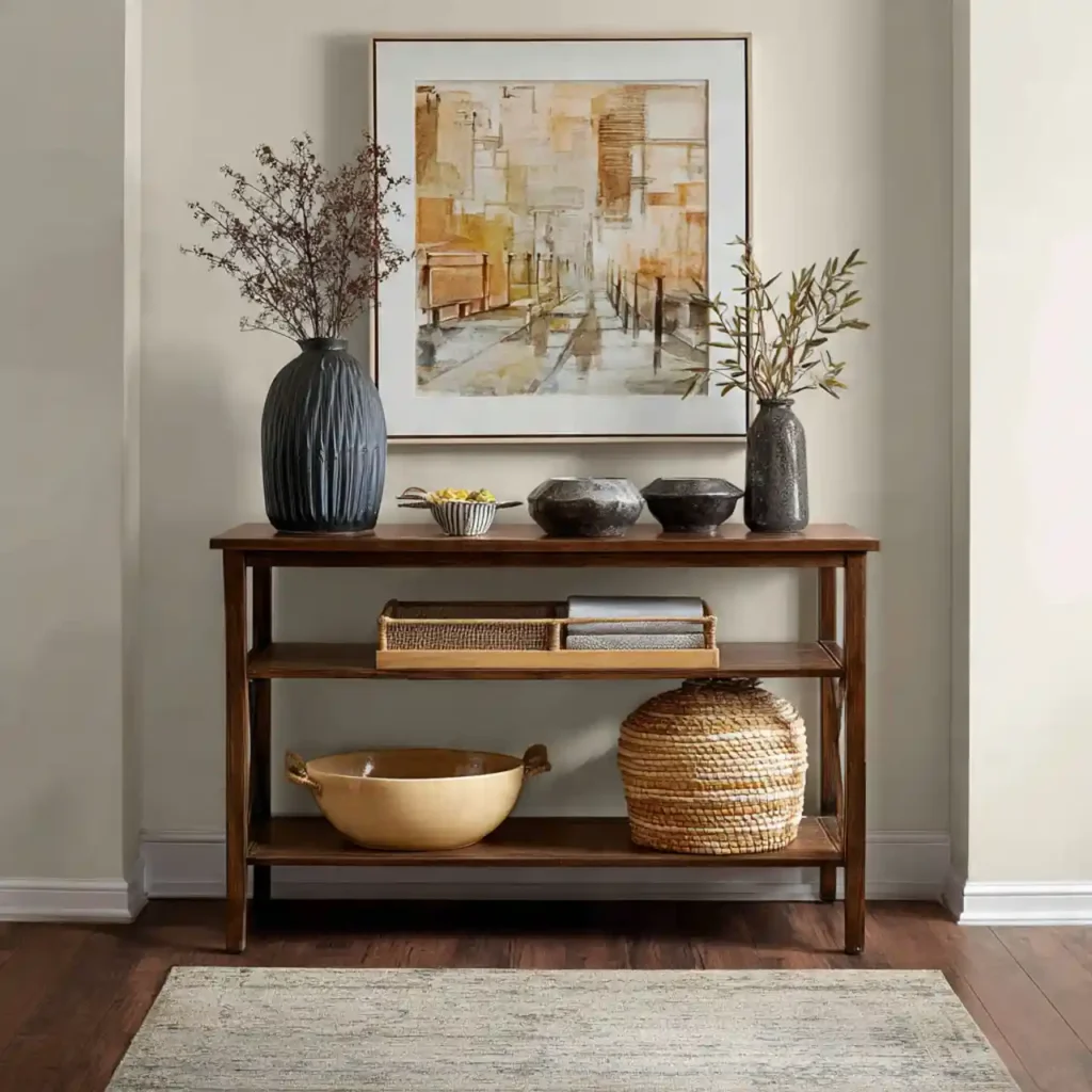 30-Console Table Hallway Idea