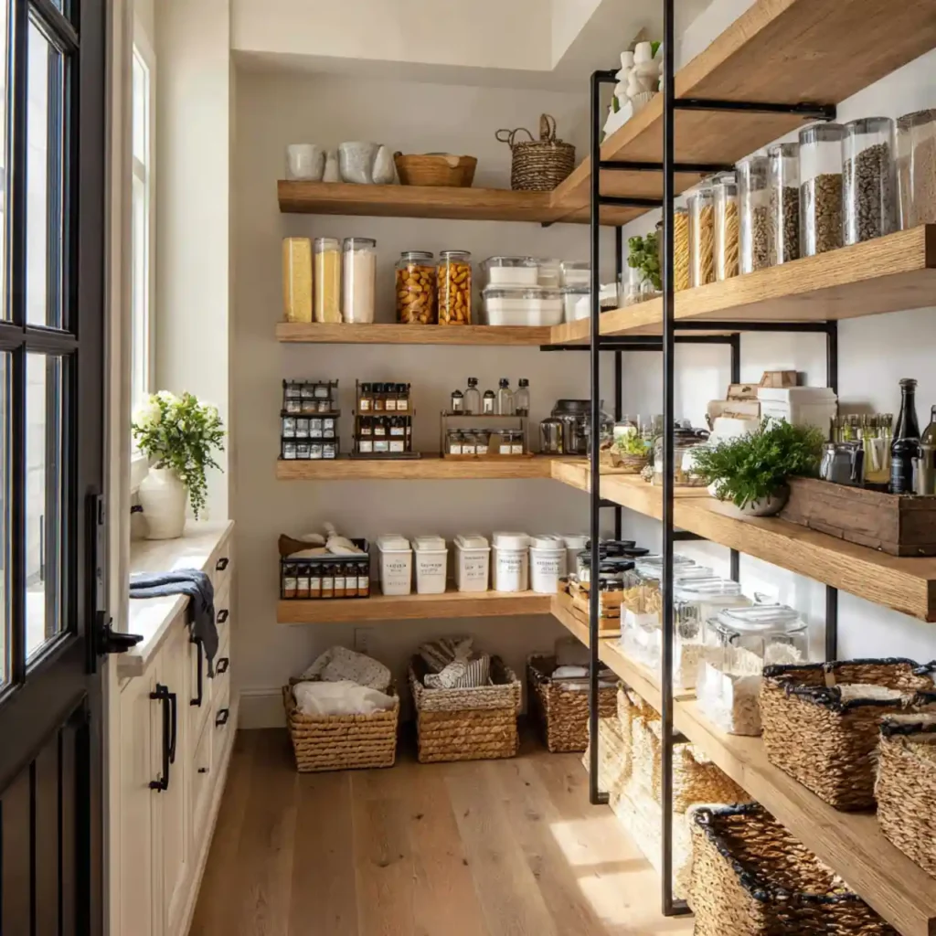 30-Corner Kitchen Pantry Idea