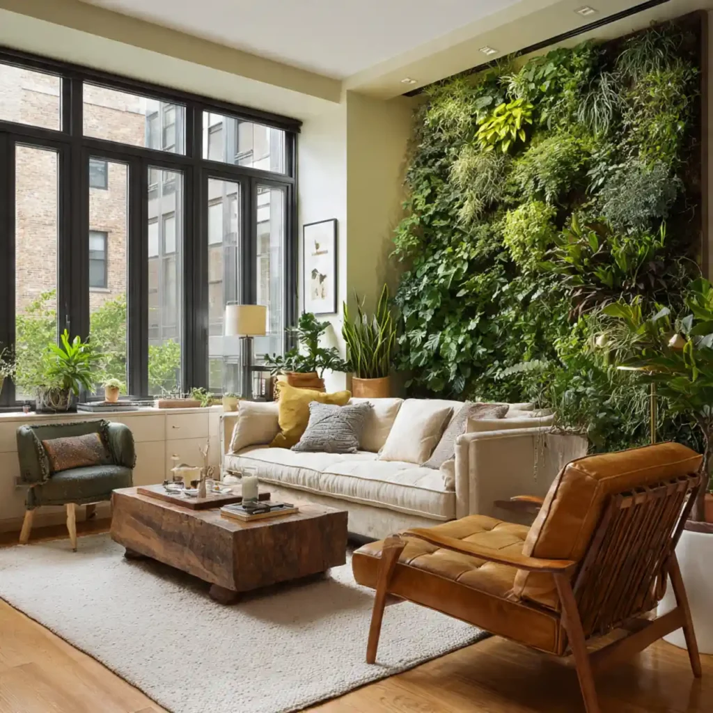 30-living room accent wall idea