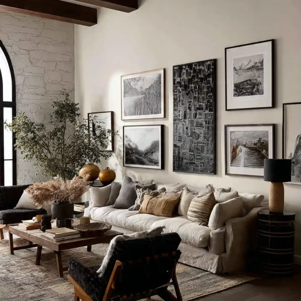 32-living room accent wall ideas