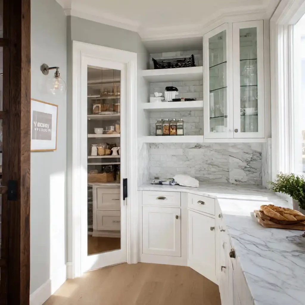 33-Corner Kitchen Pantry Idea