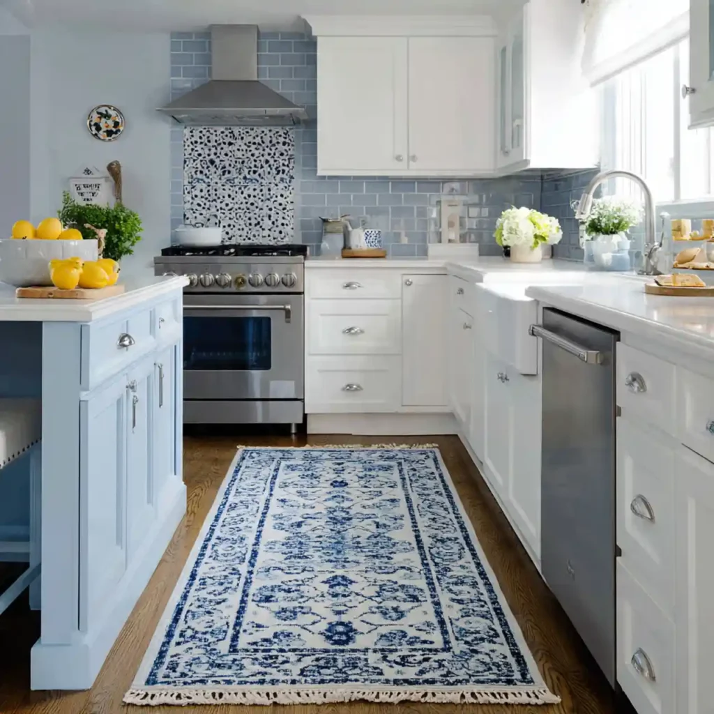 36-Blue Kitchen Idea