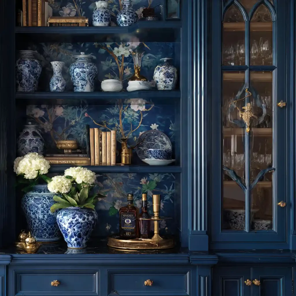 37-Blue Kitchen Idea