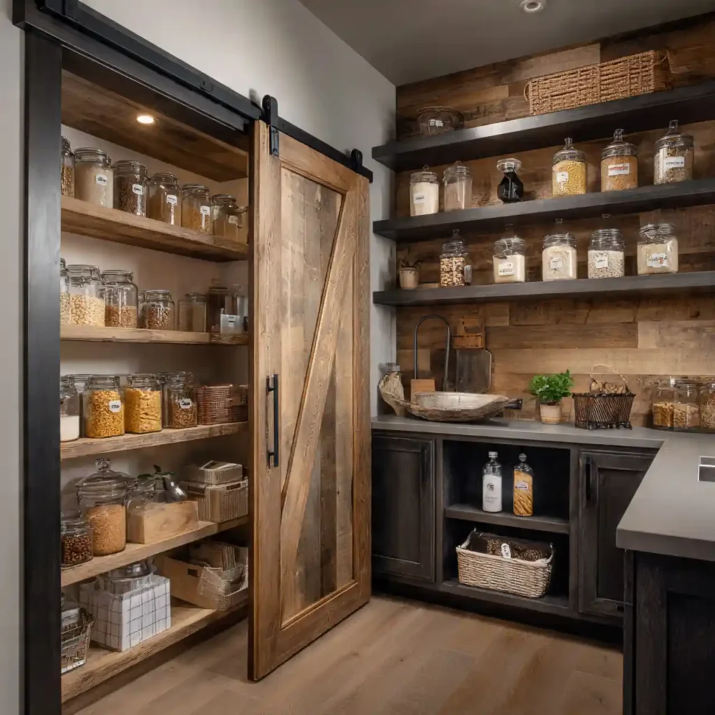 4-Corner Kitchen Pantry Idea