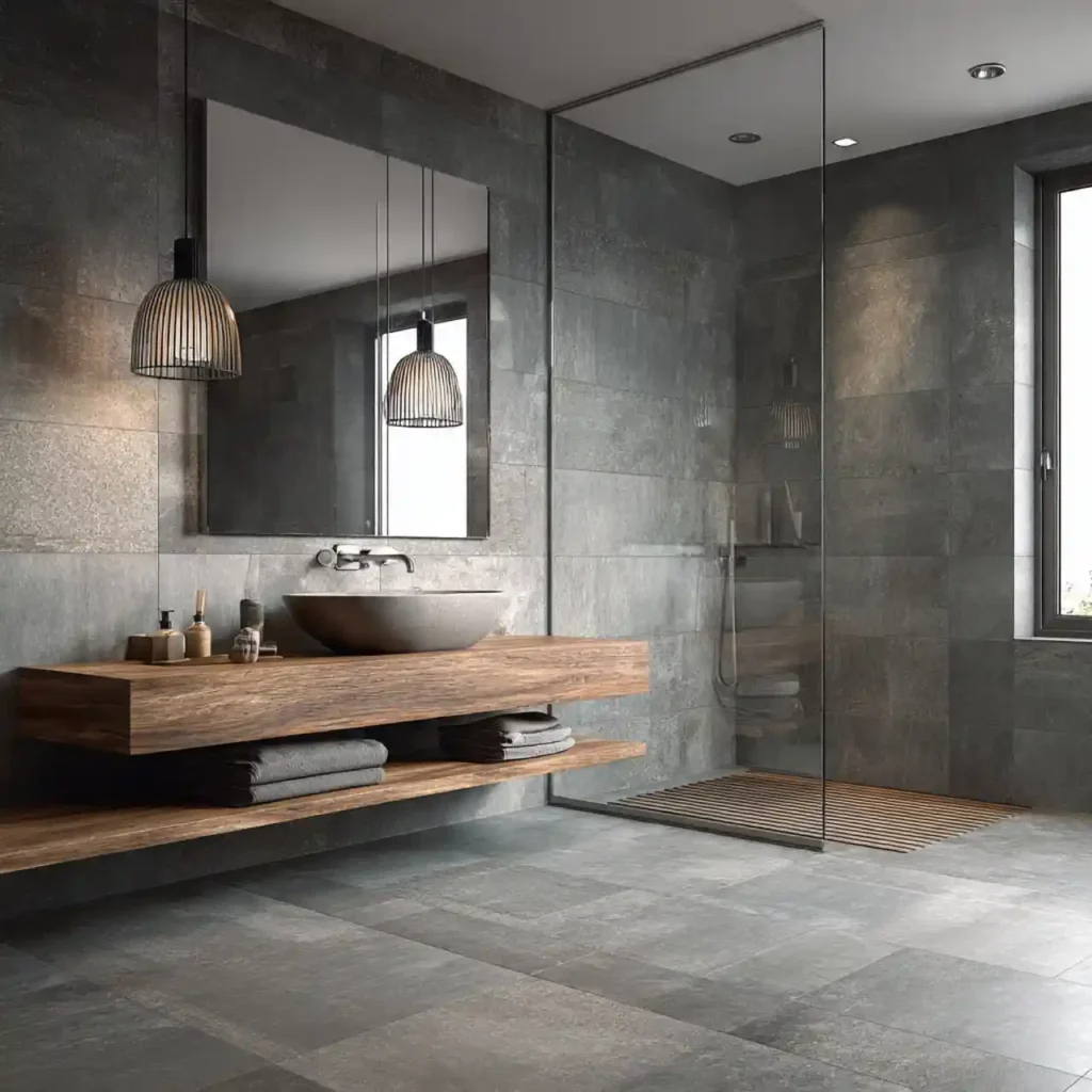 5-Bathroom Flooring Idea