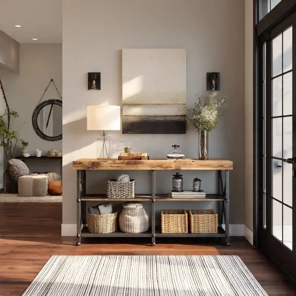 5-Console Table Hallway Idea