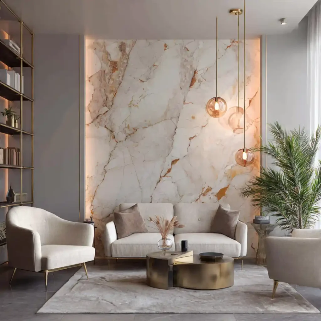 5-living room accent wall idea