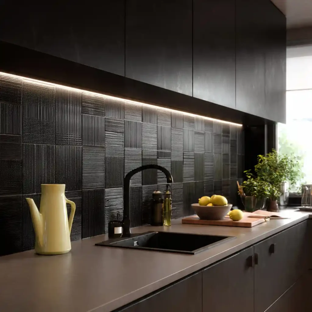 6-Black Kitchen Idea