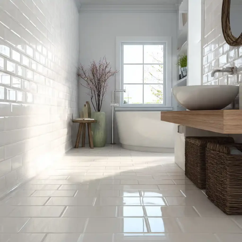 7-Bathroom Floor Tile Idea