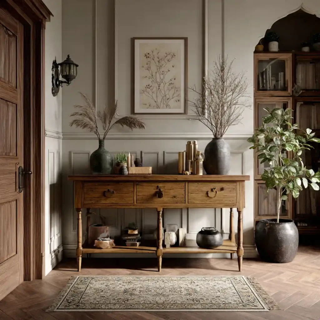 7-Console Table Hallway Idea