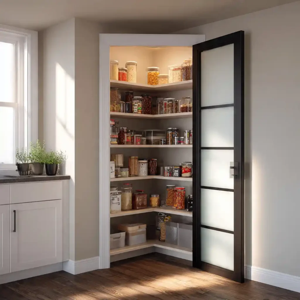 7-Corner Kitchen Pantry Idea