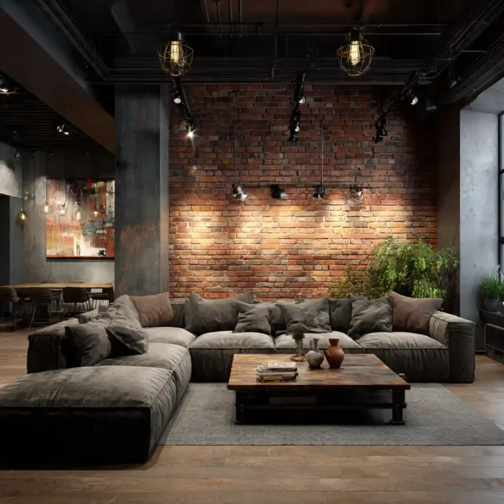 7-living room accent wall idea