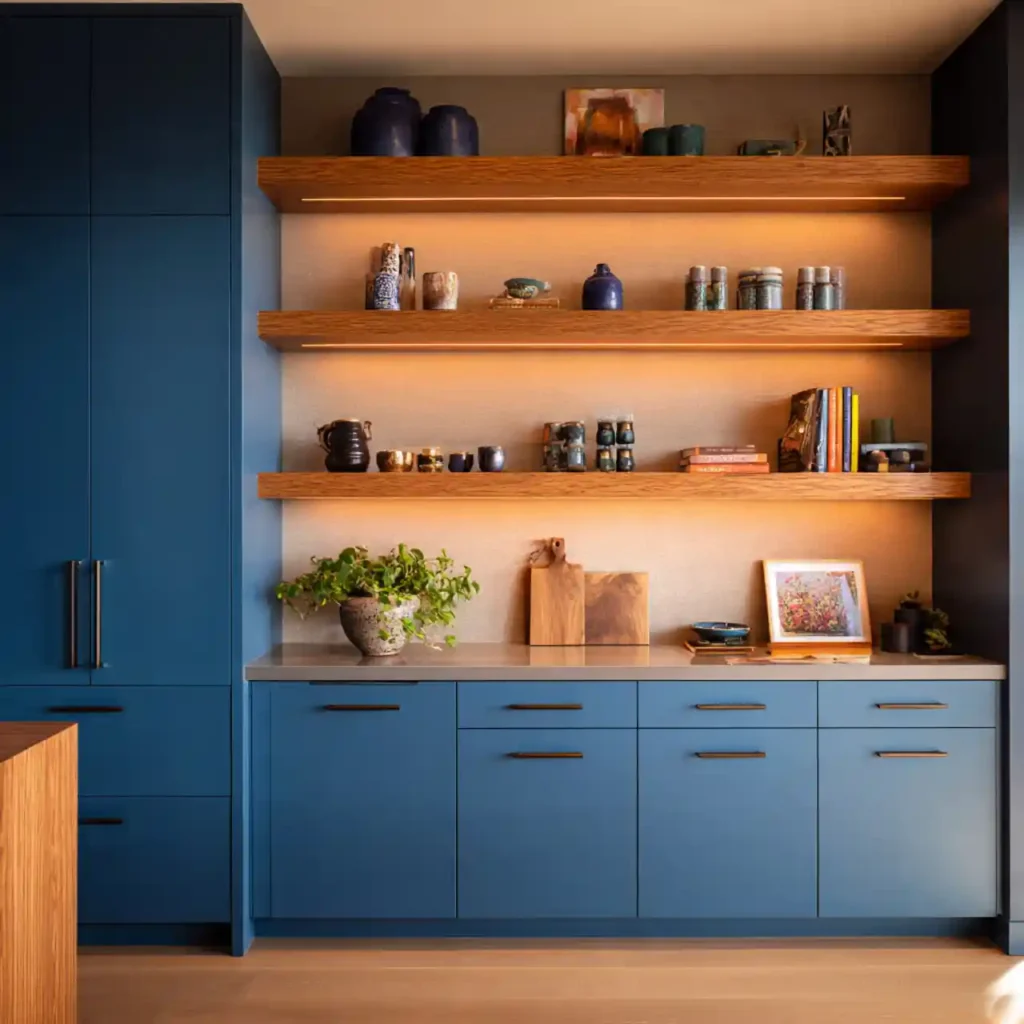 8-Blue Kitchen Idea