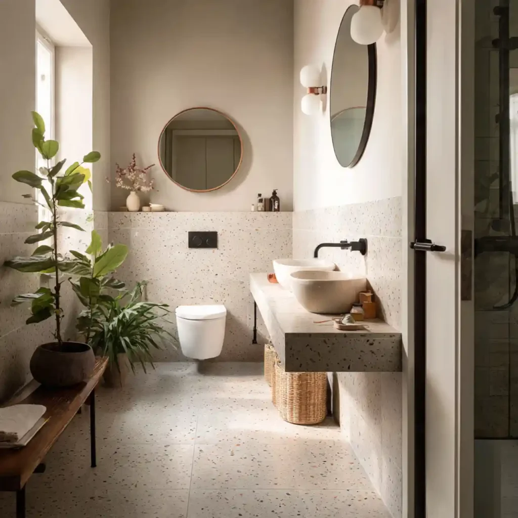 9-Bathroom Floor Tile Idea