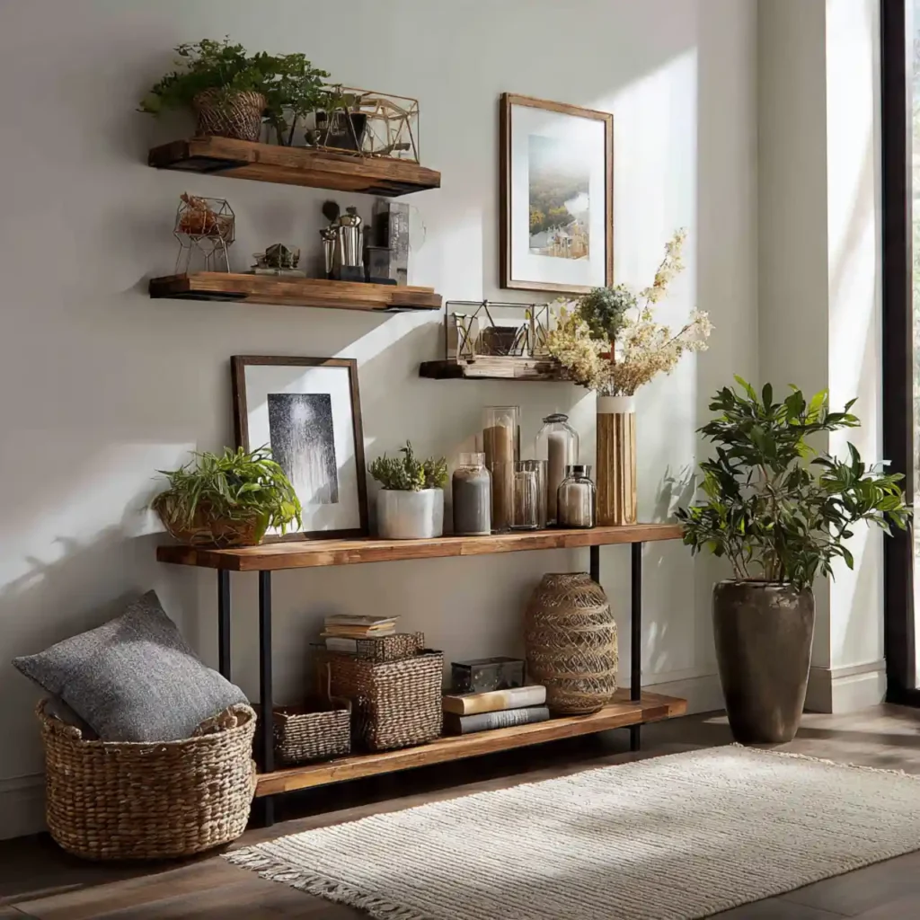 9-Console Table Hallway Idea