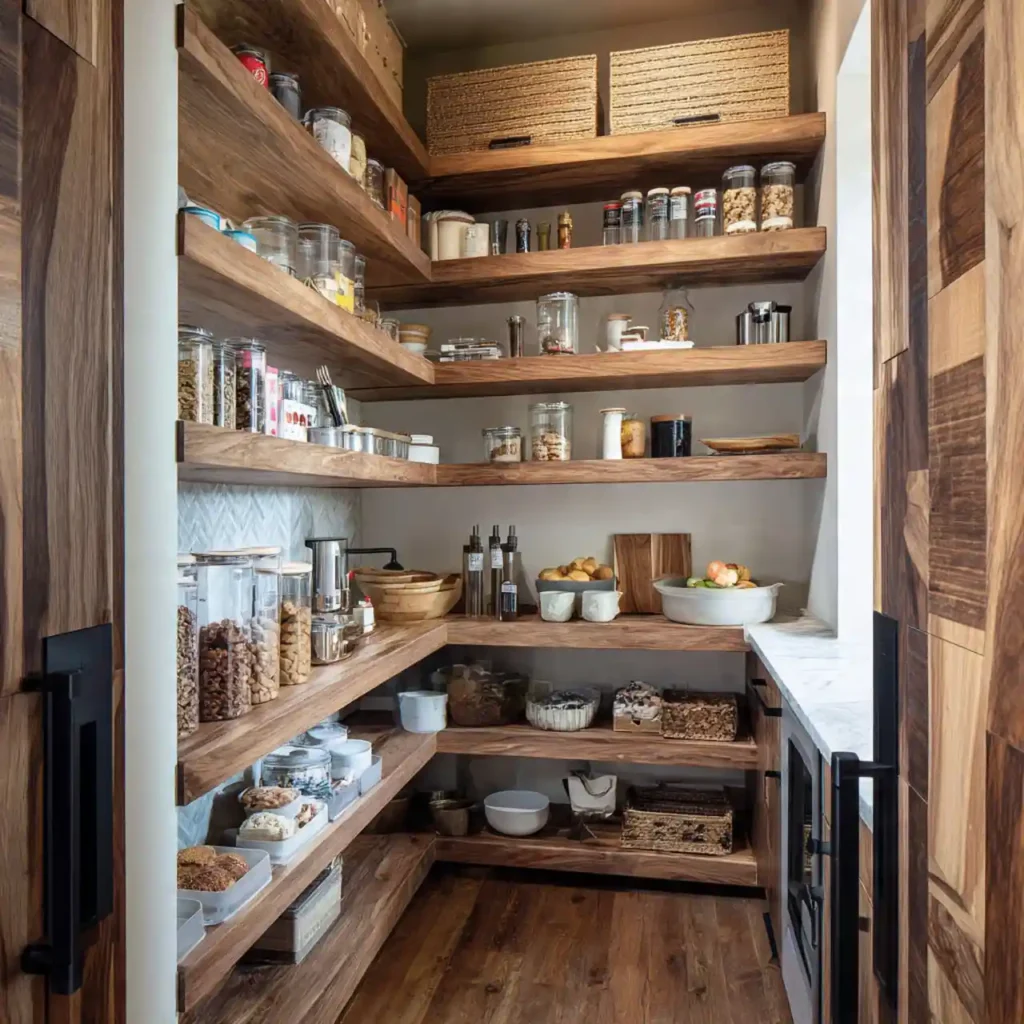 9-Corner Kitchen Pantry Idea