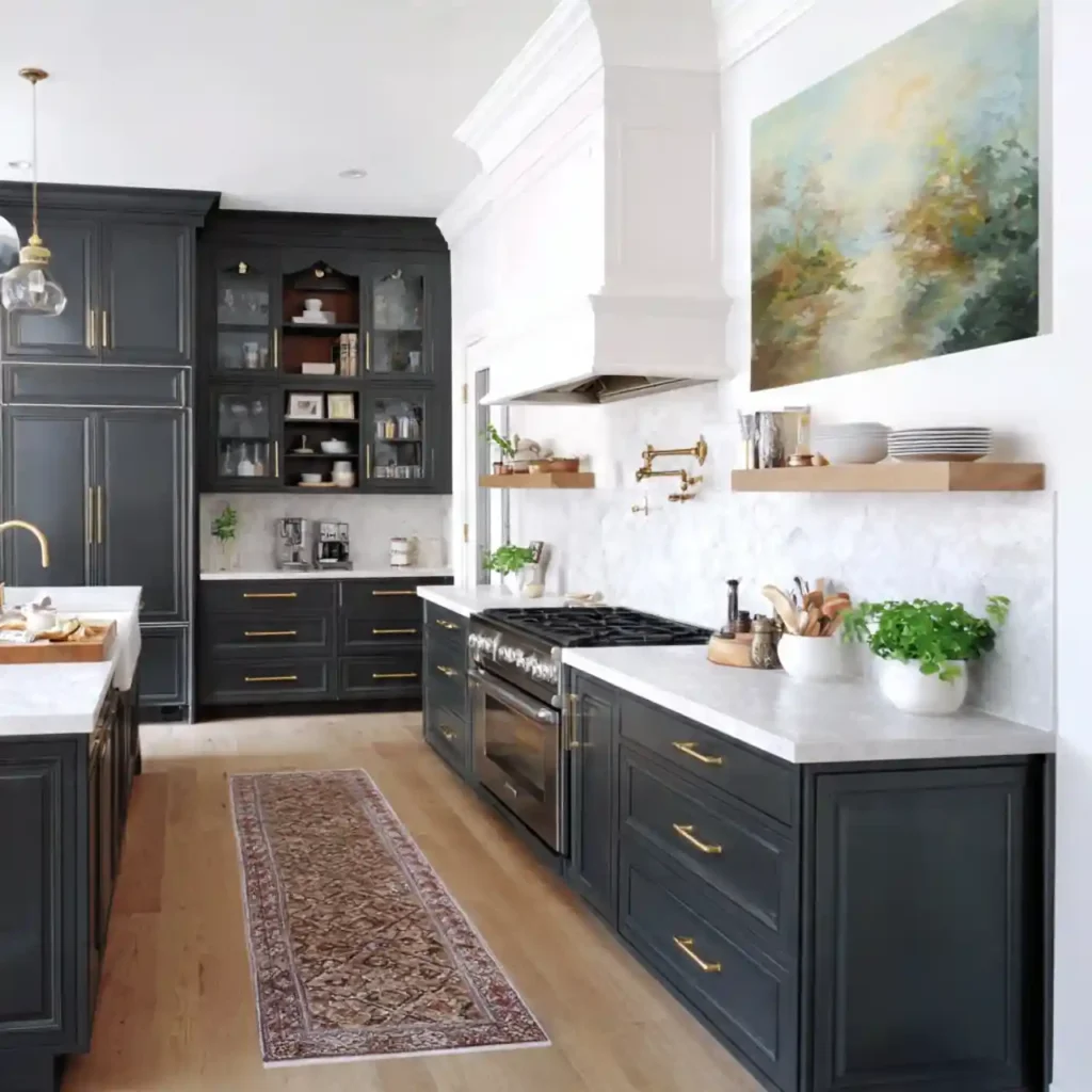 1-Dark Kitchen Ideas