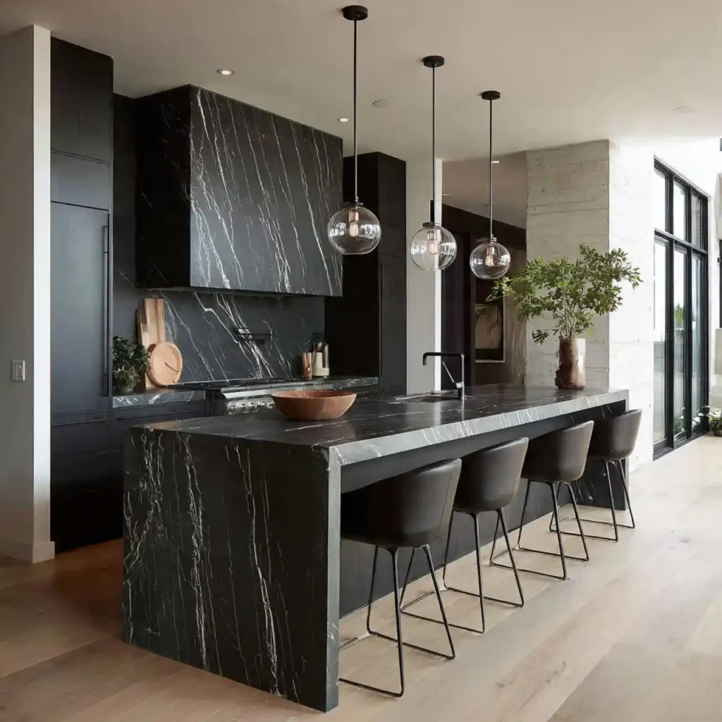 10-Dark Kitchen Idea