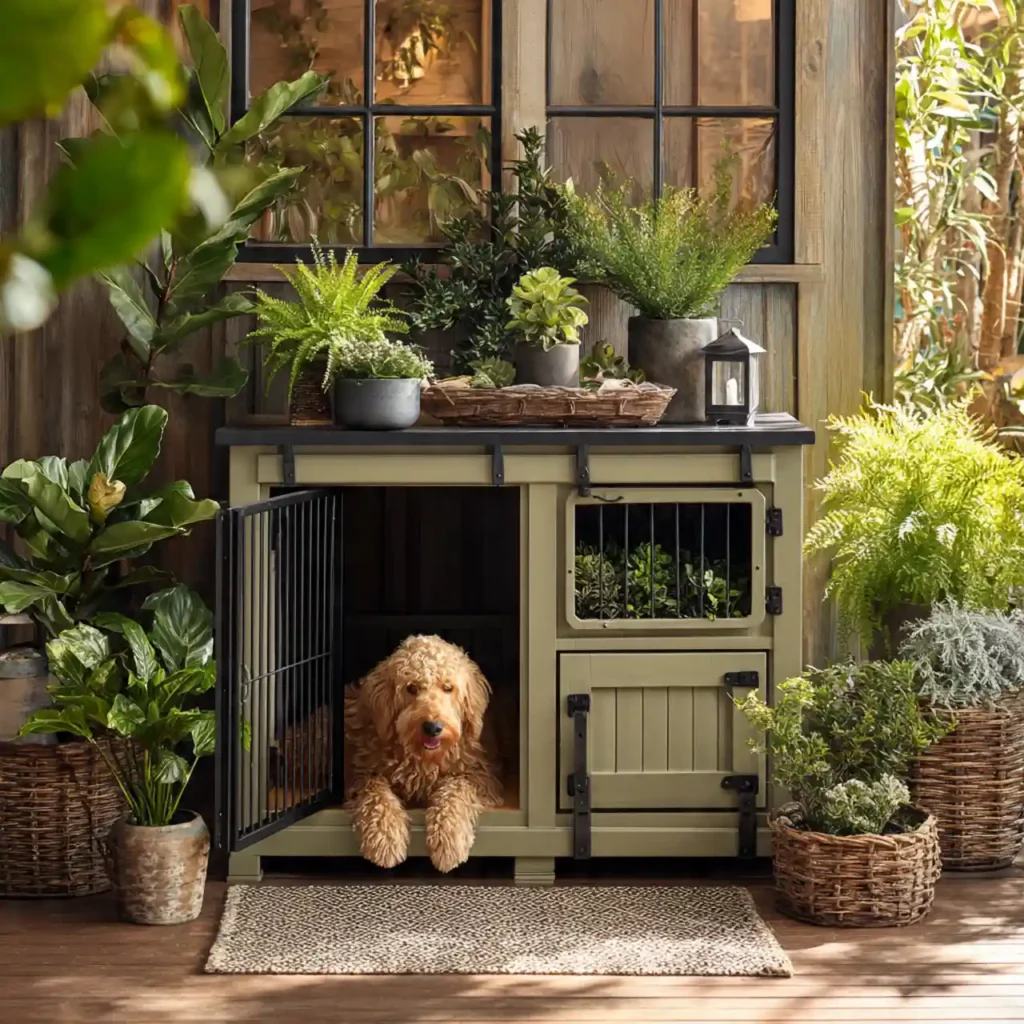 11-Outdoor Dog Kennel Idea
