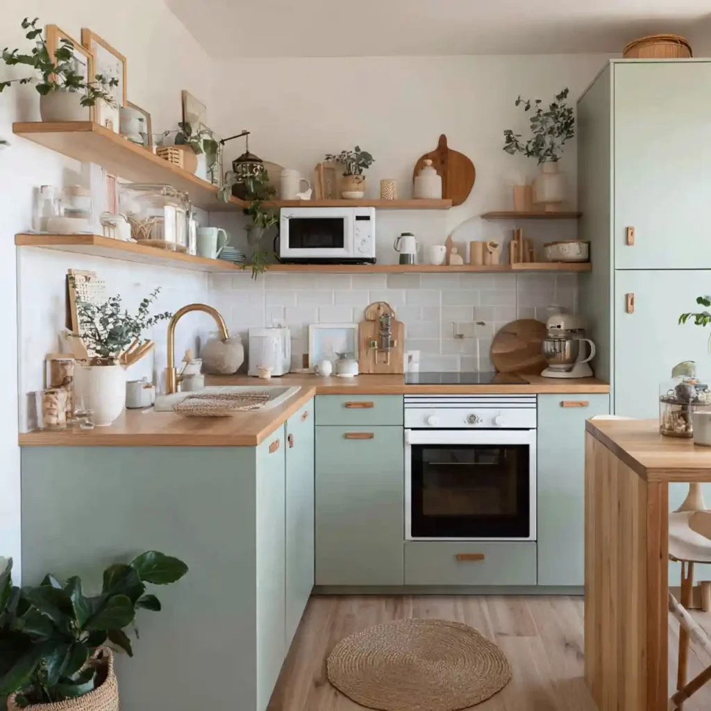 13-Green Kitchen Design
