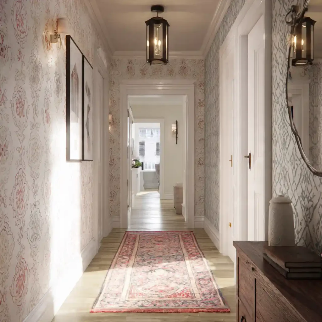 13-Hallway Wall Decor Idea