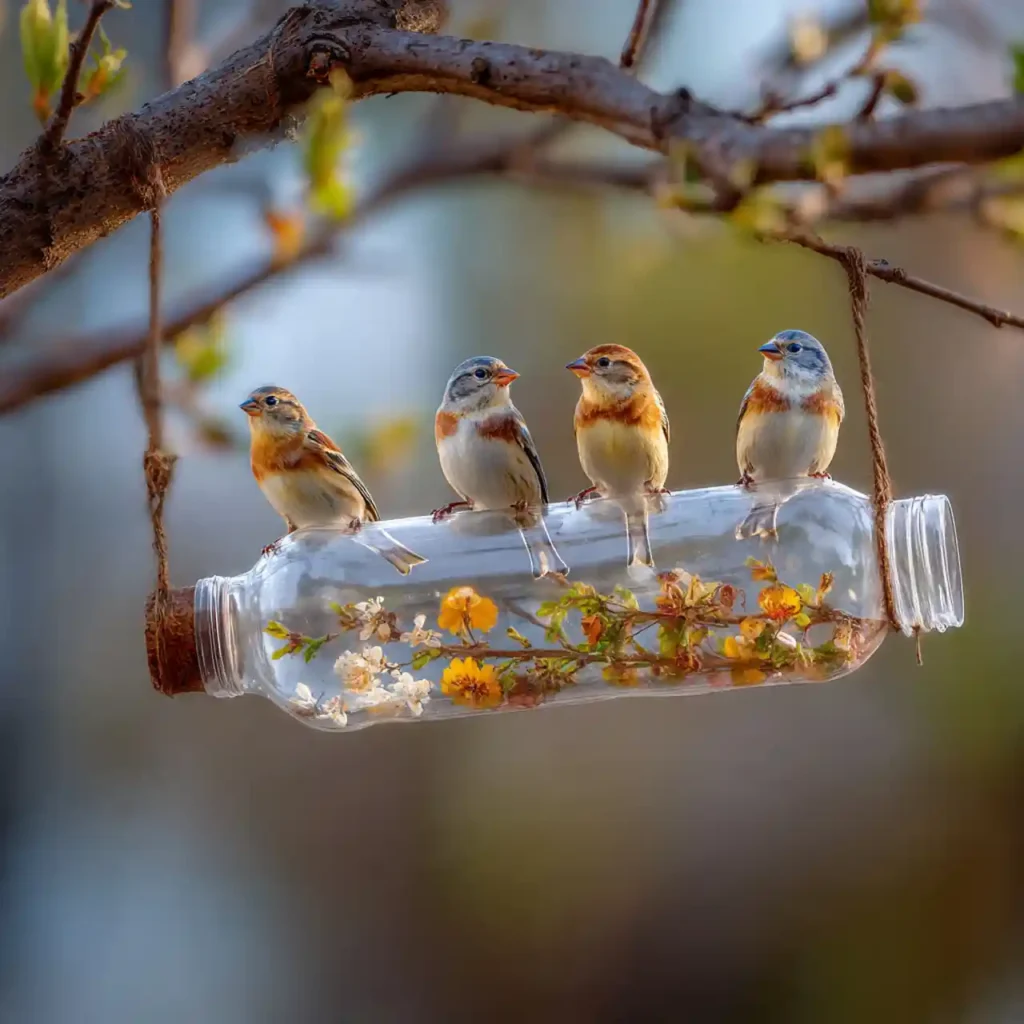15-Garden Bird Feeder Idea