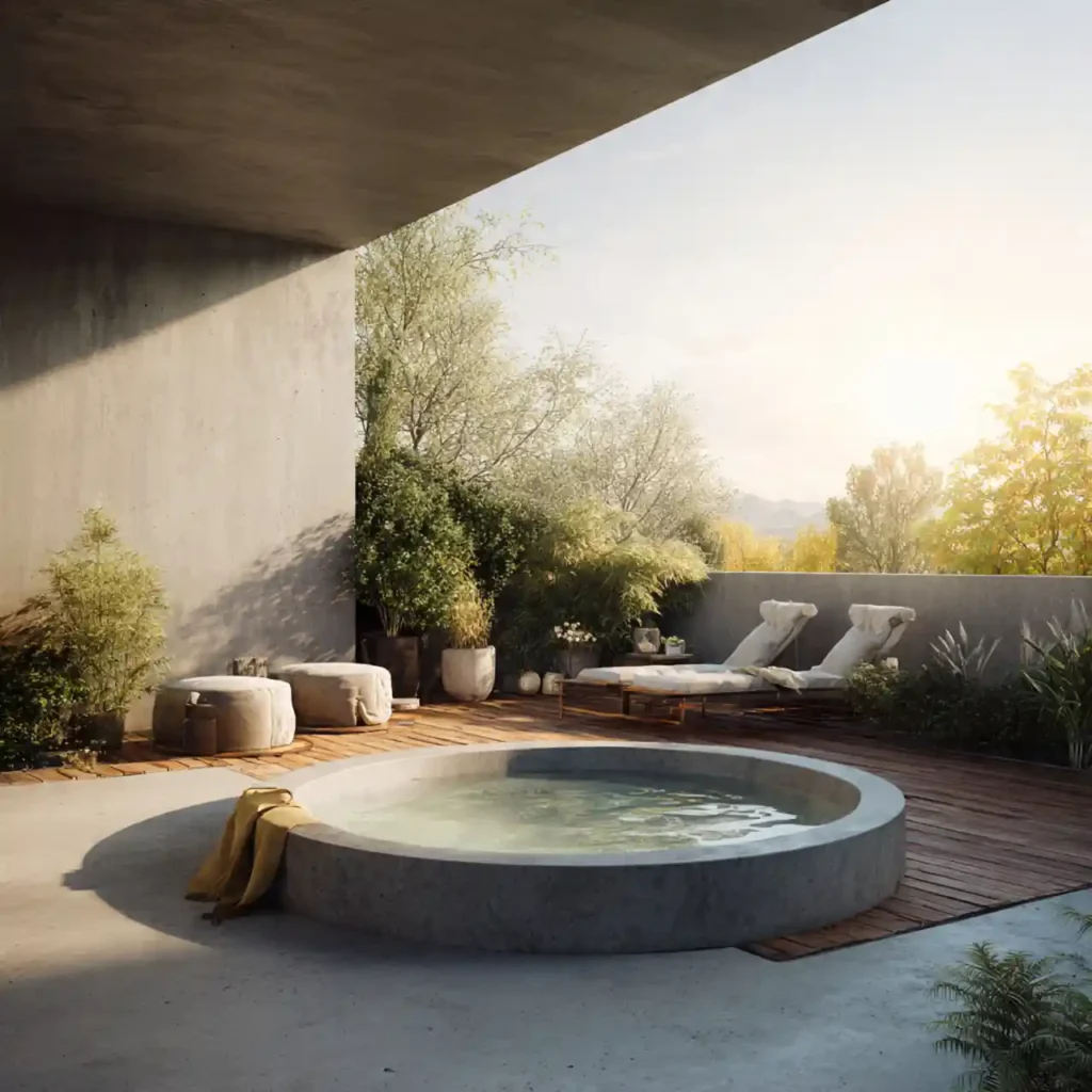 15-Jacuzzi Outdoor Idea