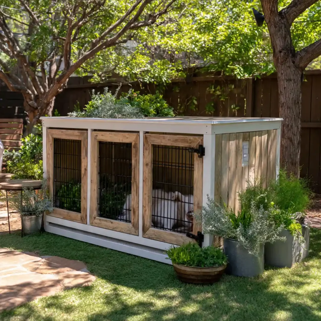 15-Outdoor Dog Kennel Idea