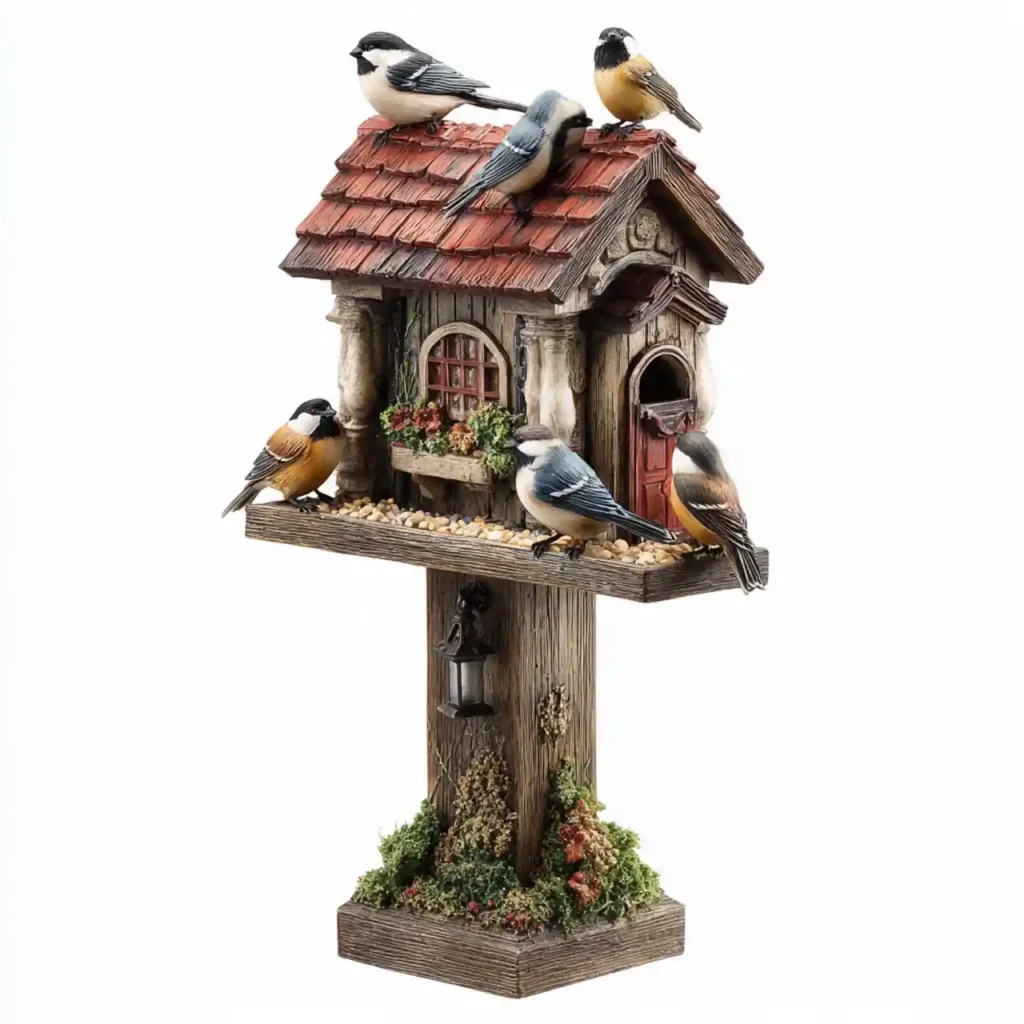 16-Garden Bird Feeder Idea