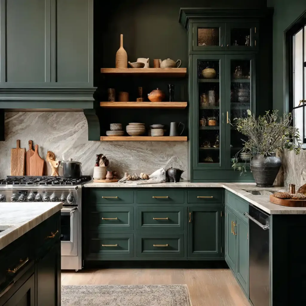 16-Green Kitchen Design