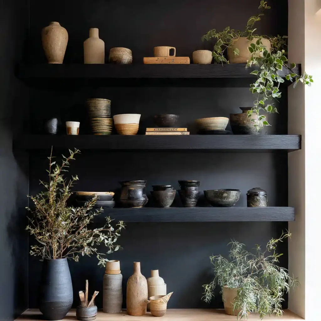 17-Dark Kitchen Idea