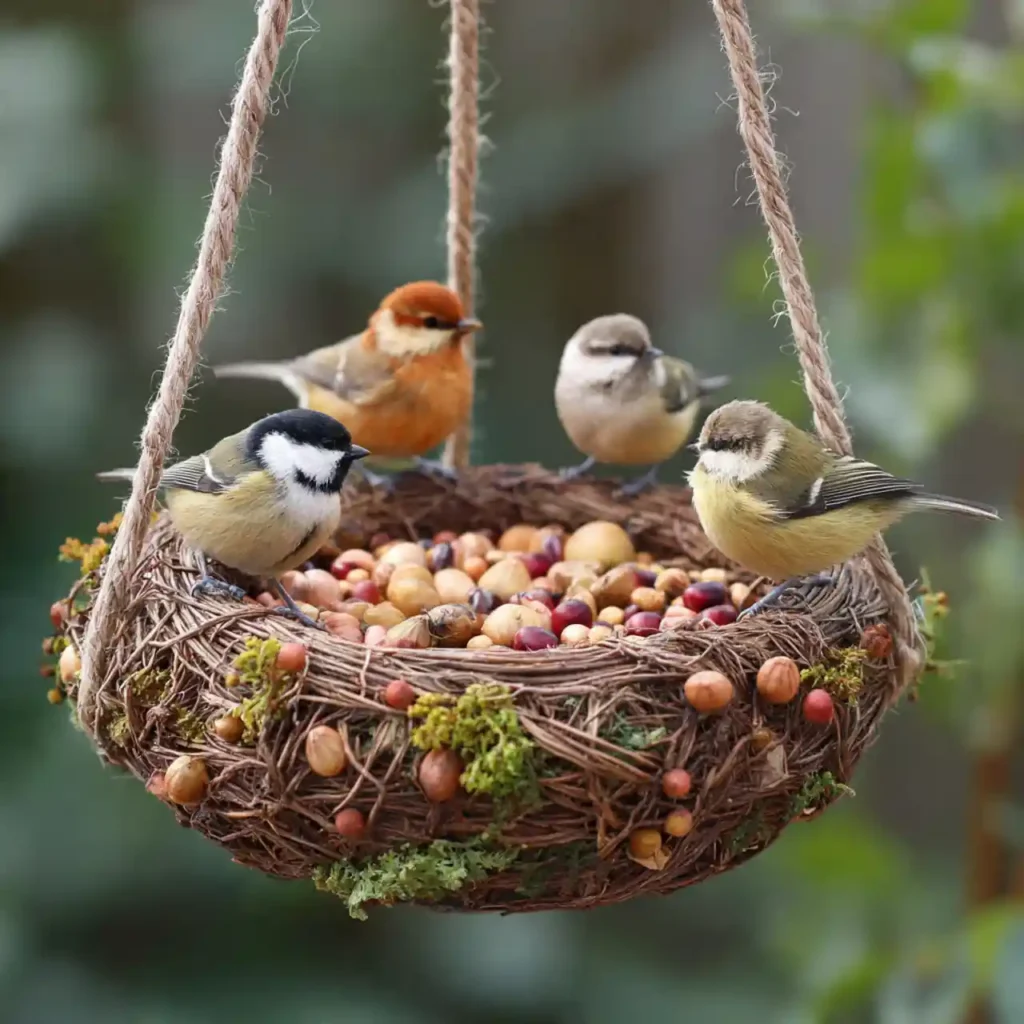 17-Garden Bird Feeder Idea