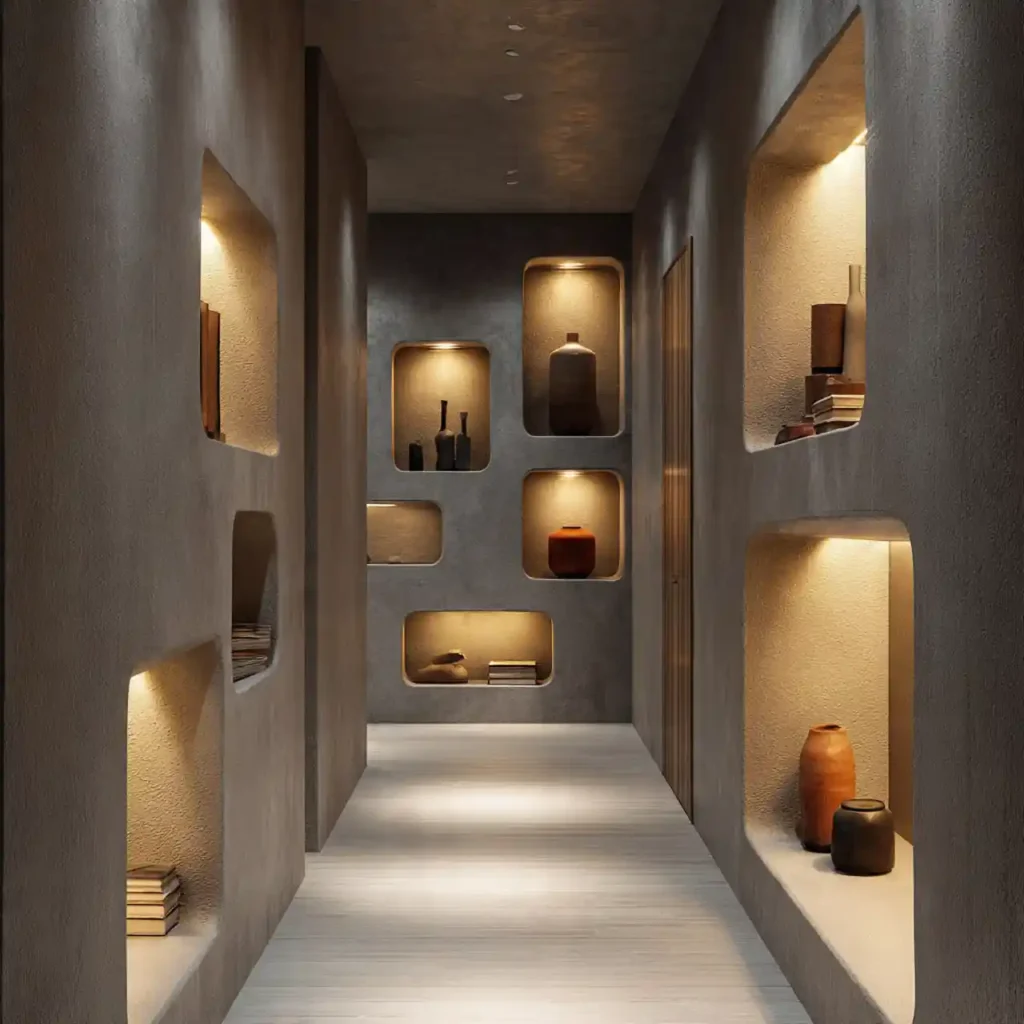 17-Hallway Wall Decor Idea