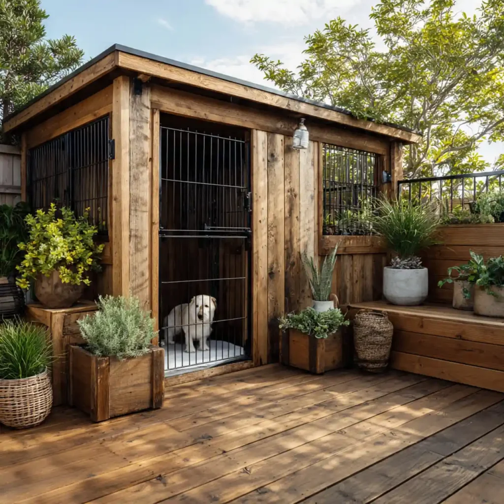 17-Outdoor Dog Kennel Idea