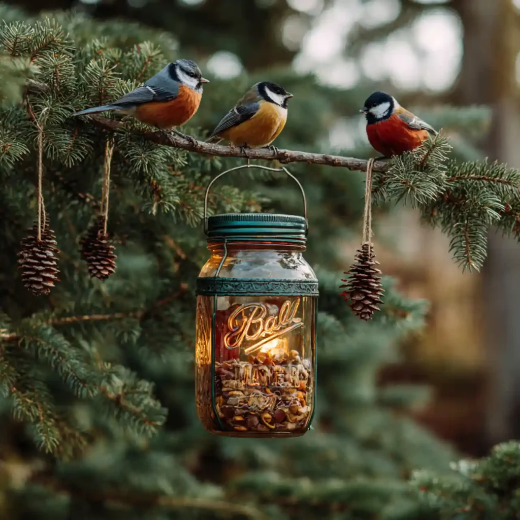 18-Garden Bird Feeder Idea