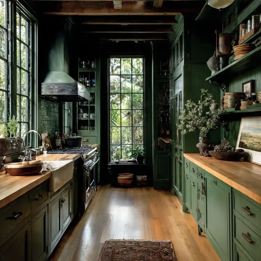 18-Green Kitchen Design
