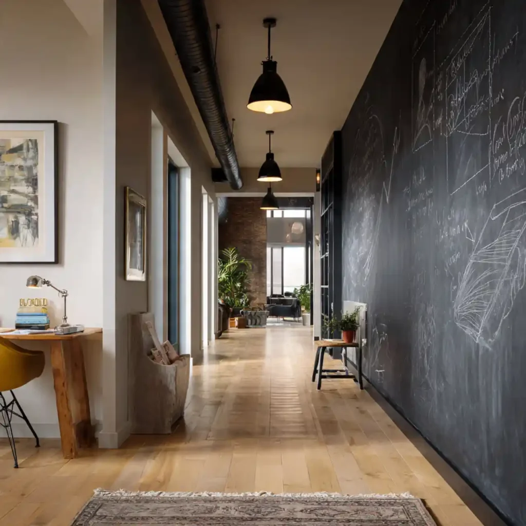 18-Hallway Wall Decor Idea