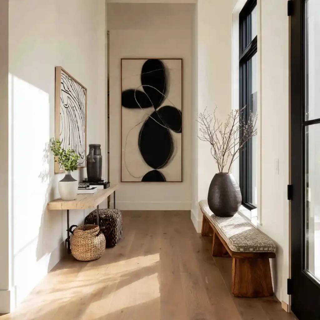 19-Hallway Wall Decor Idea