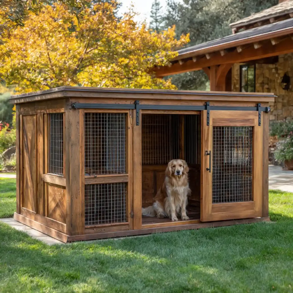 19-Outdoor Dog Kennel Idea