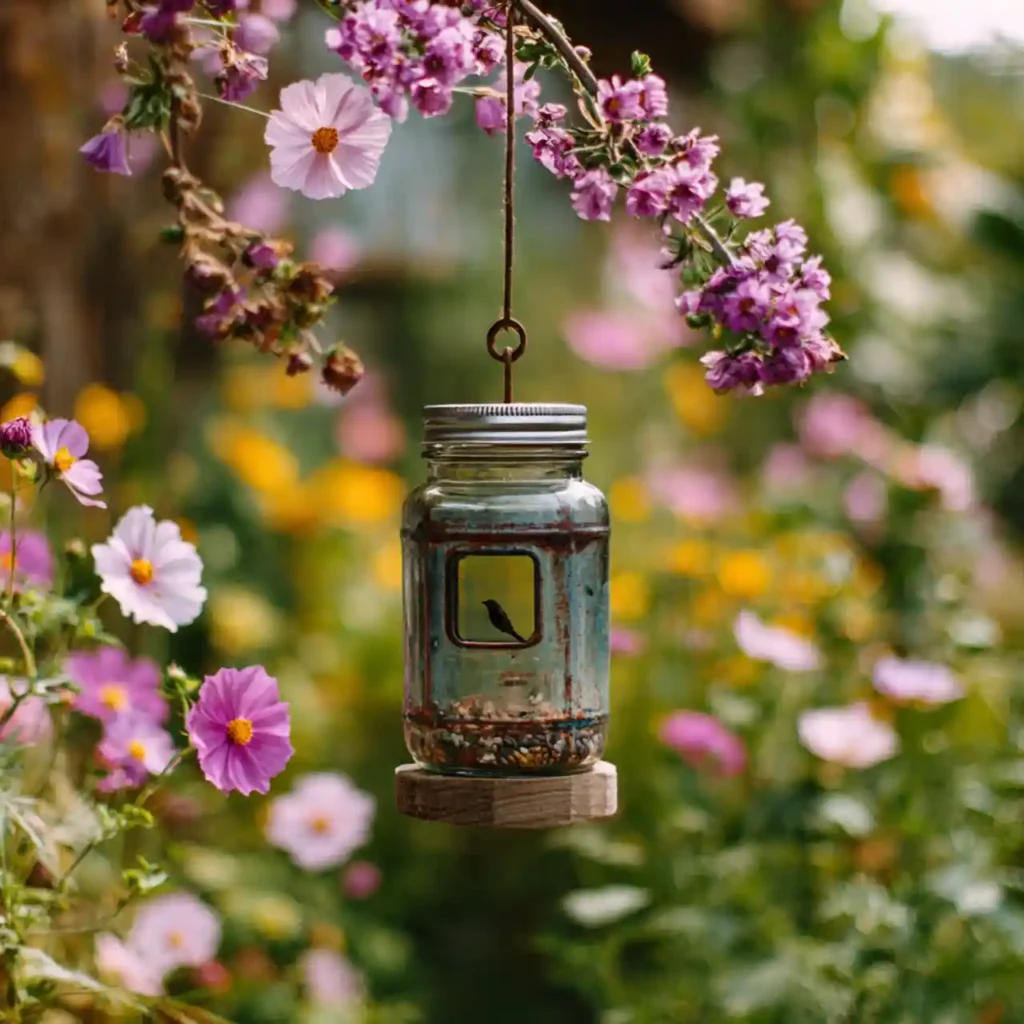 2-Garden Bird Feeder Idea