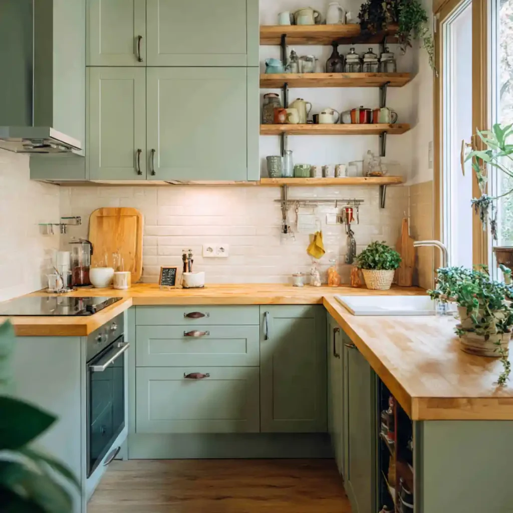 2-Green Kitchen Design