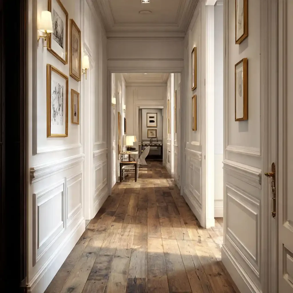 20-Long Hallway Decorating Idea