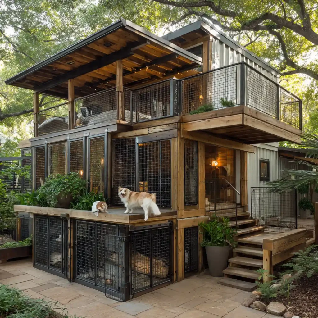 20-Outdoor Dog Kennel Idea