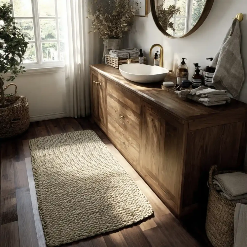 21-Bathroom Rug Idea