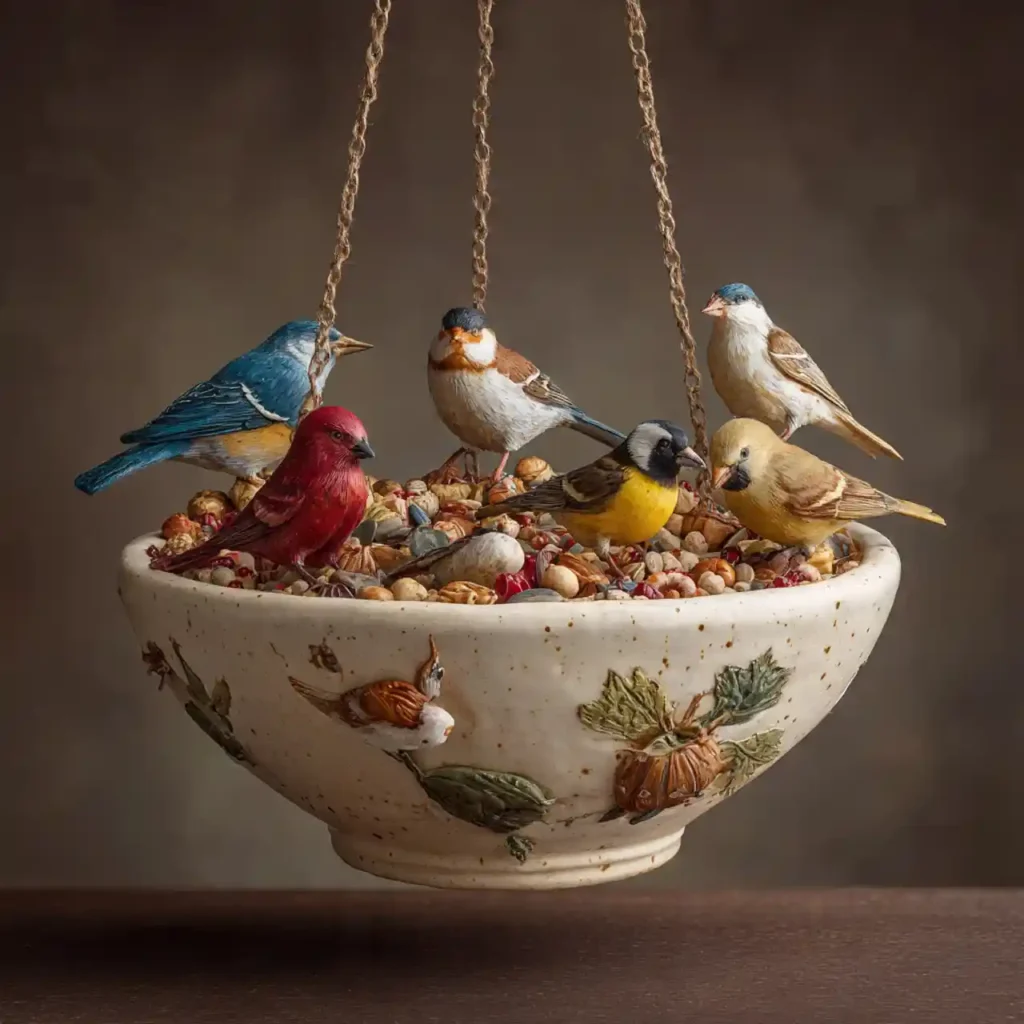 21-Garden Bird Feeder Idea