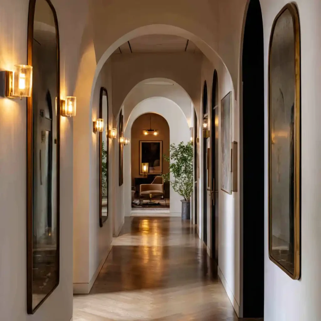 21-Long Hallway Decorating Idea