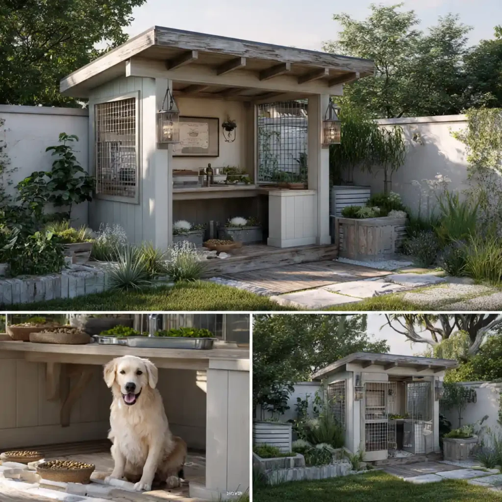 21-Outdoor Dog Kennel Idea
