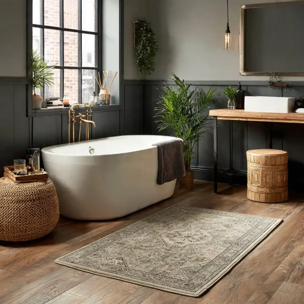 22-Bathroom Rug Idea