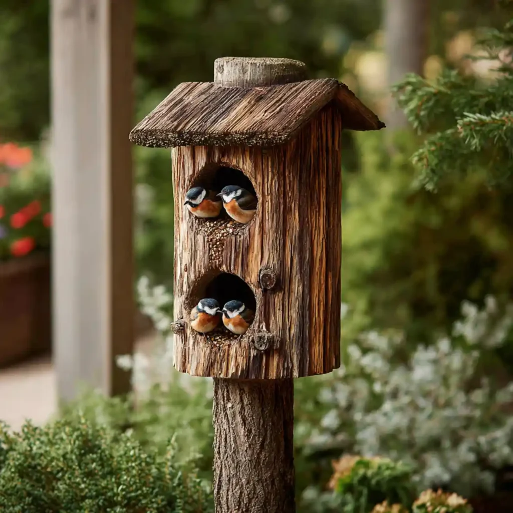 22-Garden Bird Feeder Idea
